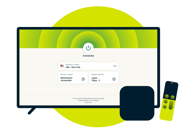 Conectează-te la ExpressVPN Conectează-te la aplicația VPN pe Apple TV cu datele tale de autentificare ExpressVPN. Conectează-te la un server d...